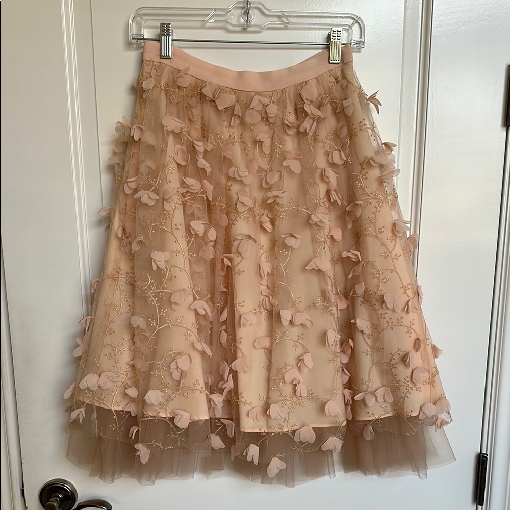Anthropologie Eva Franco Floral Blush Skirt size 2